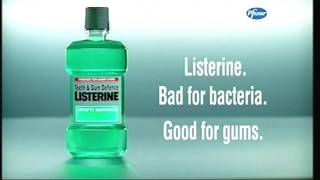 Listerine mouth wash TV commercial  2004