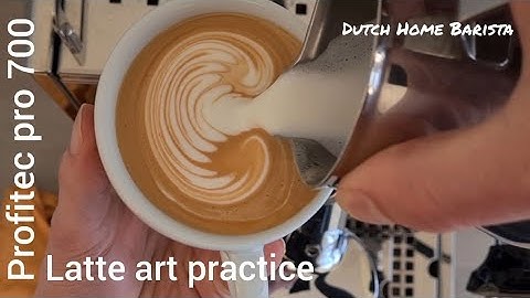 Profitec - Home Barista Latte art practice