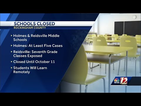 Rockingham County middle schools closing for 2 weeks because of coronavirus cases