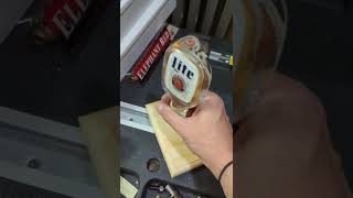 How a tap handle display works
