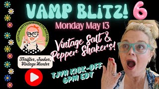VAMP Blitz 6! TJVH Kickoff Vintage Shakers Sale! Virtual Antique Marketplace