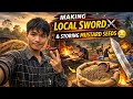 Local Sword Making Process ⚔️ | Mustard Seeds Storage Day in Village @sanzoivlog 