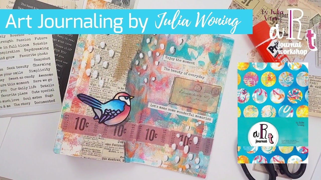 ArtJournal page by Julia Woning YouTube