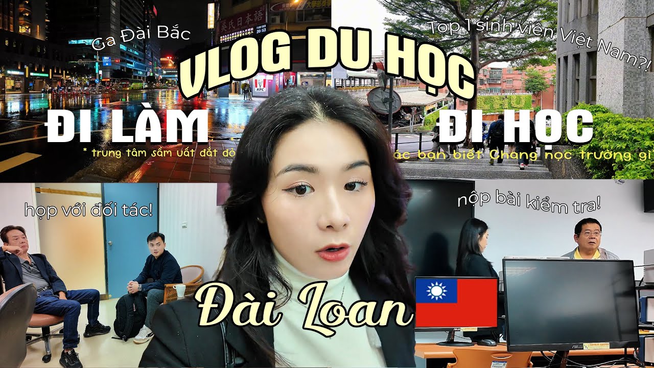 Daily Vlog | 24h áp lực của du học sinh Việt tại xứ Đài | Đi học, đi làm | Chang Vlog