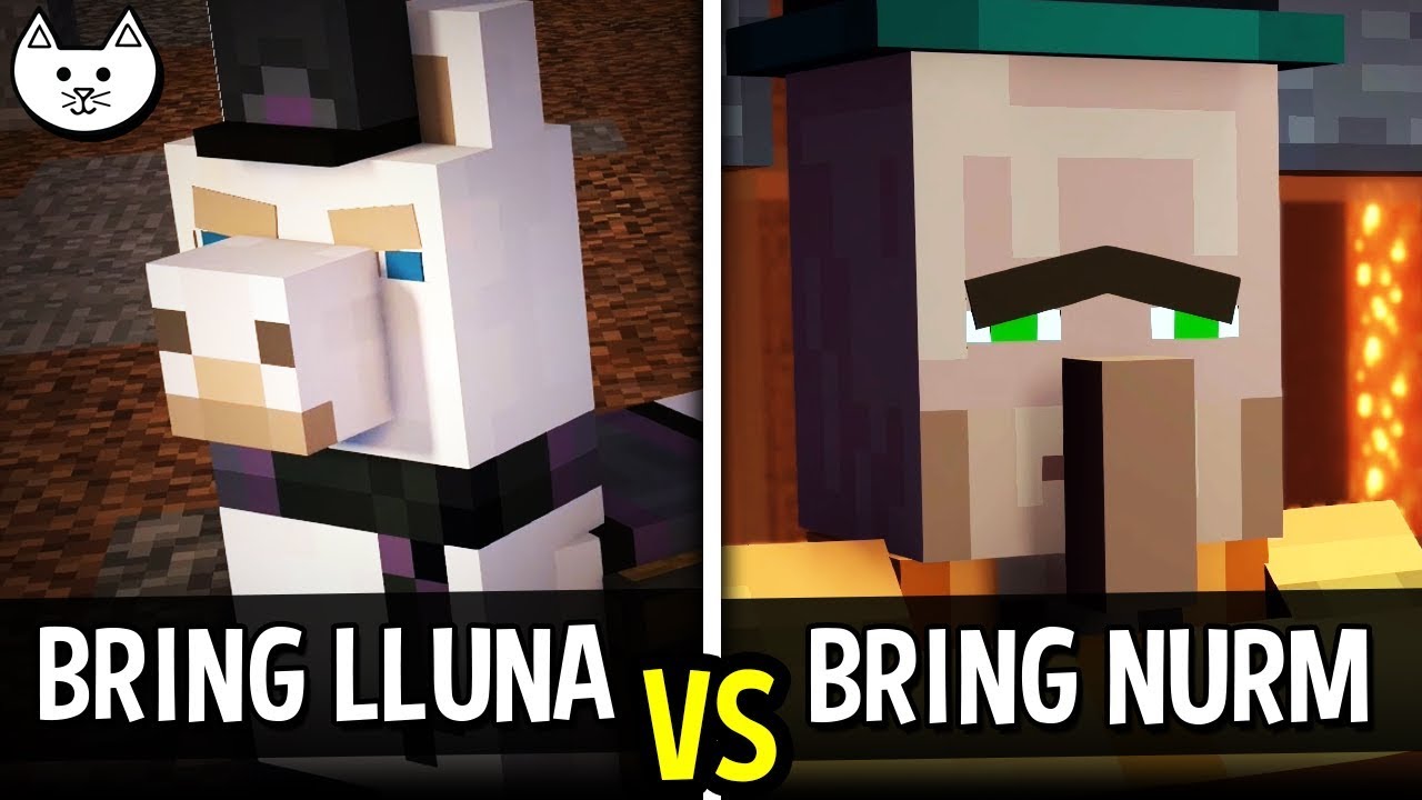 BRING NURM vs BRING LLUNA - Minecraft Story Mode Season 2 