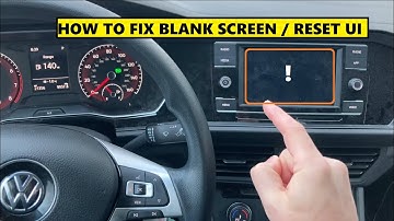Fix VW Infotainment Blank Screen and CarPlay Connecting Issue - Reset Procedure