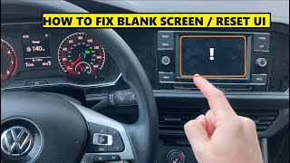 Fix VW Infotainment Blank Screen and CarPlay Connecting Issue - Reset Procedure