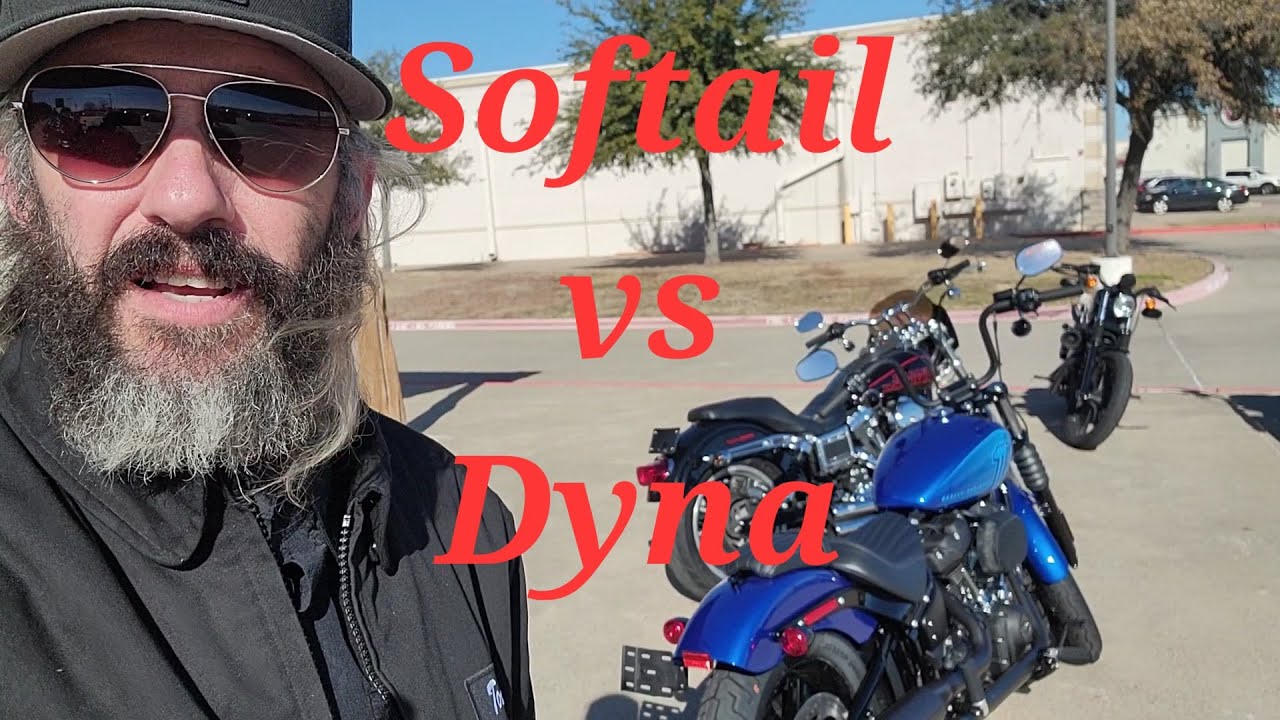 Softail vs Dyna YouTube