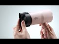 AINA Hair Dryer with Diffuser, Blow Dryer for Women | Advanced Ionic Technology, Ceramic Coating |