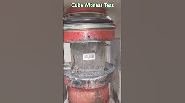 Cube Test, Concrete Cube Witness test..... #foryou #shortvideo #construction #civilengineering