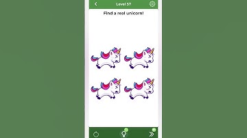 Find a real unicorn? 🤔 brain over level 57 🤔 #gaming #shorts #ytshorts #puzzle