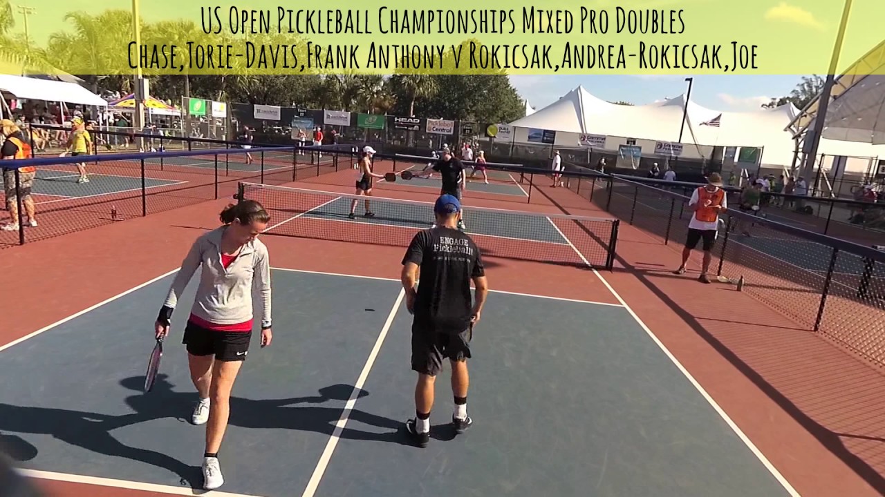 US Open Pickleball Championships Mixed Doubles Pro ChaseDavis v