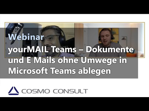 Webinar: yourMAIL Teams – Dokumente und E Mails ohne Umwege in Microsoft Teams ablegen