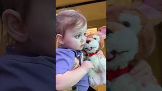 We make Baby Wren’s dreams come true! #mall  #shopping  #buildabear #puppies