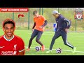 Football Challenges vs TRENT ALEXANDER-ARNOLD! (Crazy Skills &amp; Goals)