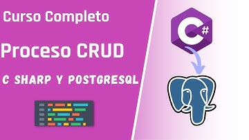 📌 Curso Completo 2024:  Visual C Sharp y PostgreSQL (Proceso CRUD)
