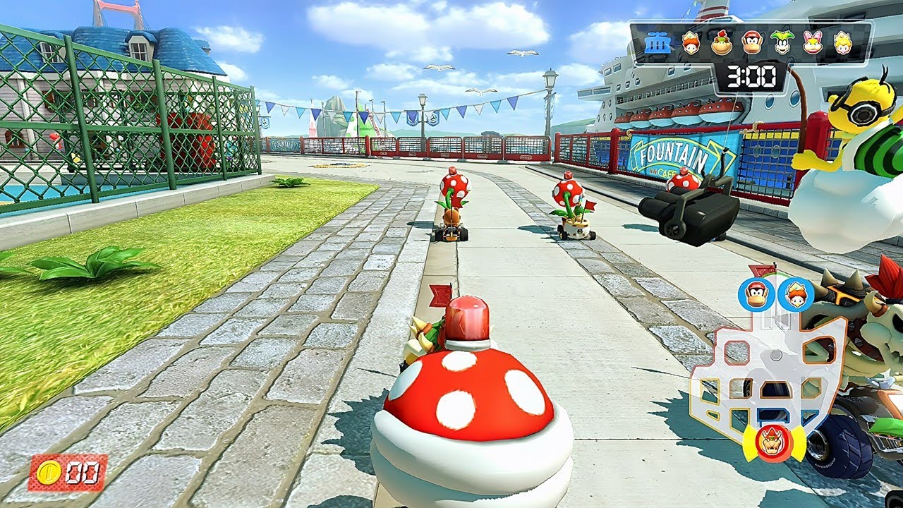 Mario Kart 8 Deluxe - Battle Gameplay | Switch 2 (4K) Bowser | Wuhu Town 2026/1/7