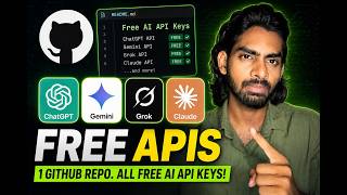 1 GitHub Repo,  100 AI API keys | Free