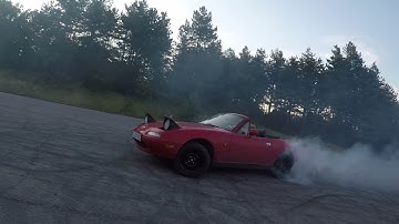 90hp open diff Miata doughnuts