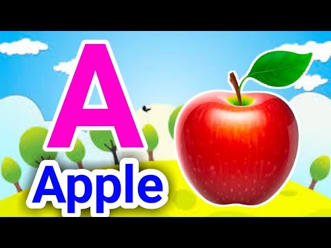 Phonics Song with TWO Words - A For Apple B For Ball - ABC Alphabet Song with Sounds for Children