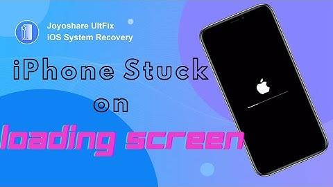 Fix iPhone Stuck on Loading Screen | Joyoshare UltFix