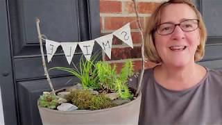 Fairy Garden Prayer Flag Tutorial