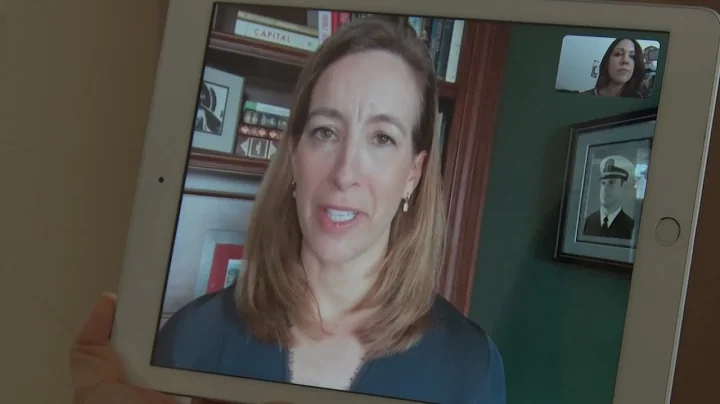 Rep. Sherrill discusses husband testing positive f...