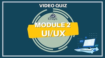 [APSI 2022] VIDEO QUIZ MODUL 2 - UI/UX | ENSYSe Laboratory