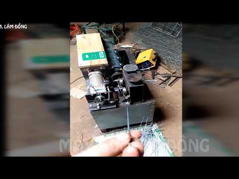Video máy duỗi thép kẽm tự động 'siêu rẻ' cho sản xuất lồng... - youtube