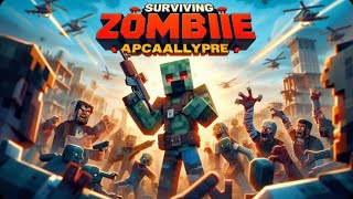 Surviving Minecraft😡 Zombie apocalypse Attack 🧟‍♂️