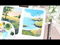 рџЊЉ Easy Mini Gouache Painting Tutorial Summer Lighthouse Landscape рџЊЉ Easy Mini Gouache Painting Tutorial Summer Lighthouse Landscape