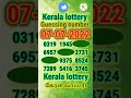 772022 kerala lottery guessing number  kerala lottery guessing number today  chance numbers