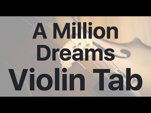 Learn A Million Dreams On Violin - How To Play Tutorial