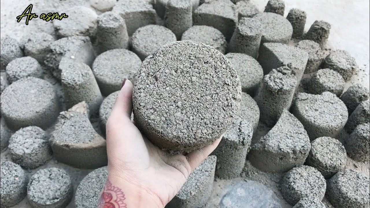 HBD@Atifa 🤗 old grey concrete dry floor crumbling full dusty texture satisfying crumbling 🔥❤️🥰