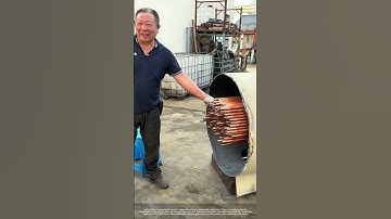 Hammer Copper Tubes Out of Scrap Condensers ! (Impact-Driven Extraction)
