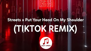 Red Silhouette challenge - put your head on my shoulder x streets (TikTok Remix) Resimi