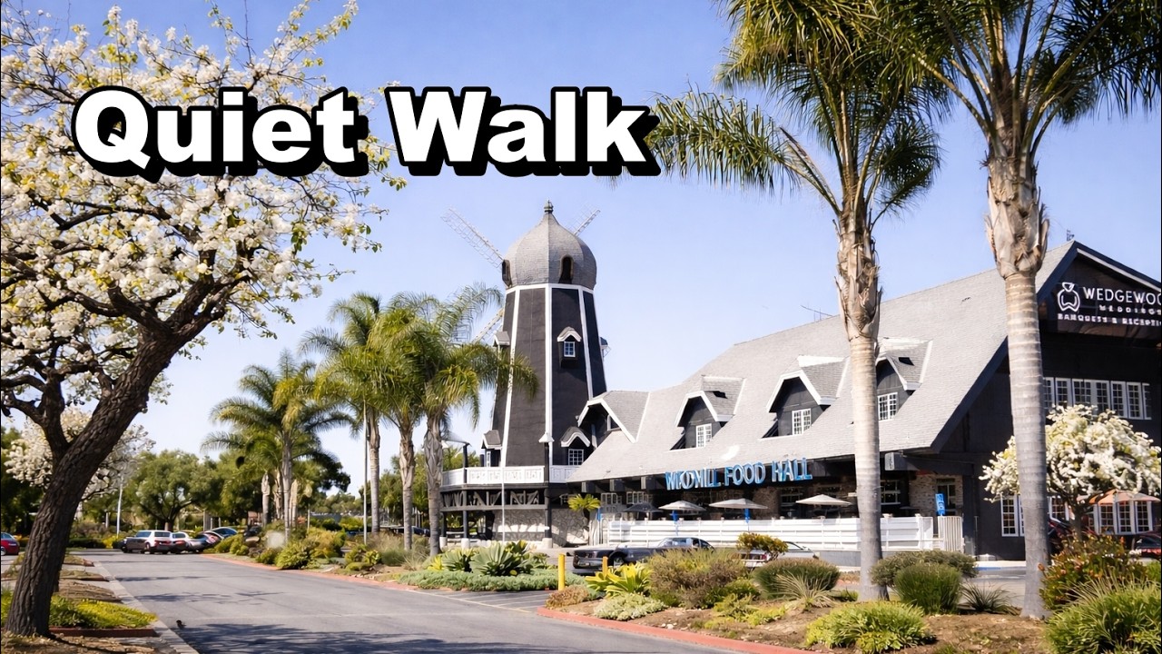 Calm Walk at Windmill Food Hall, Carlsbad | No Talking, 4K