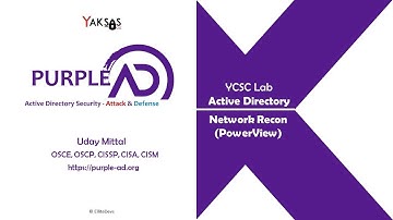 Active Directory Network Recon using PowerView - PurpleAD