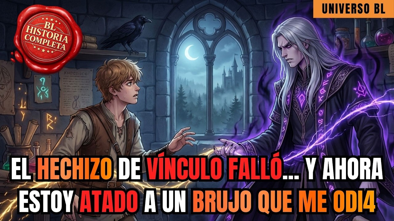 EL HECHIZO DE VÍNCULO FALLÓ Y AHORA ESTOY ATADO A UN BRUJO QUE ME ODIA | BL COMPLETO | OMEGA x BRUJO