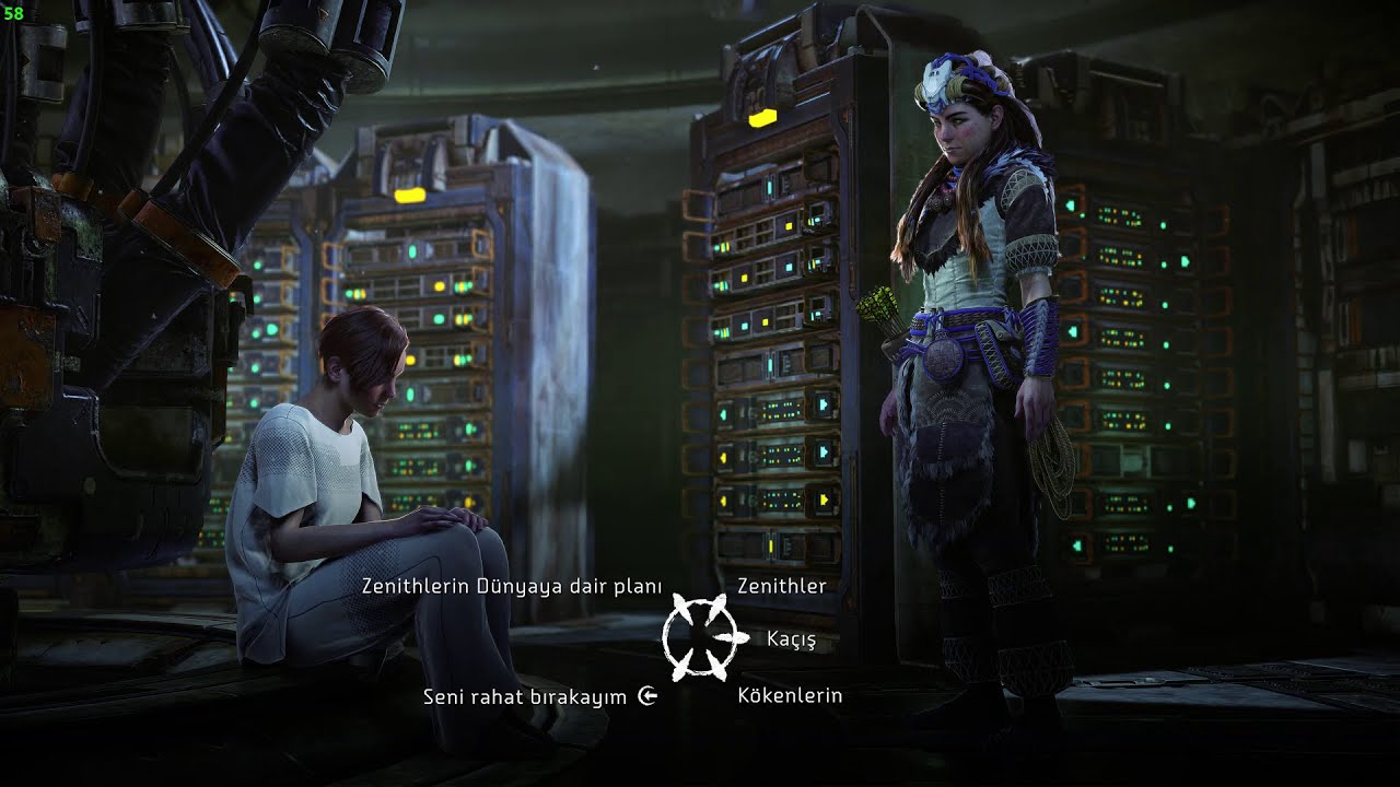 Horizon Forbidden West™ PC Aloy Chats With Her Clone: Beta