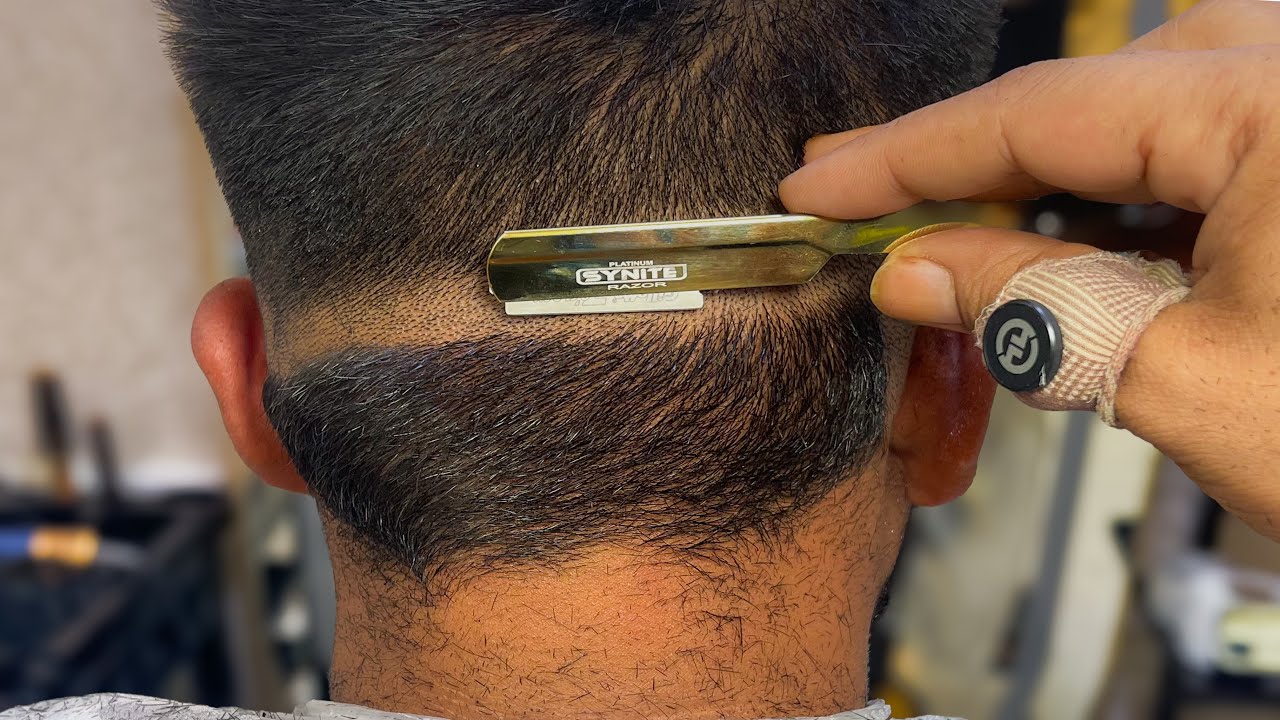 ASMR straight razor: ultimate relaxing shave for sleep