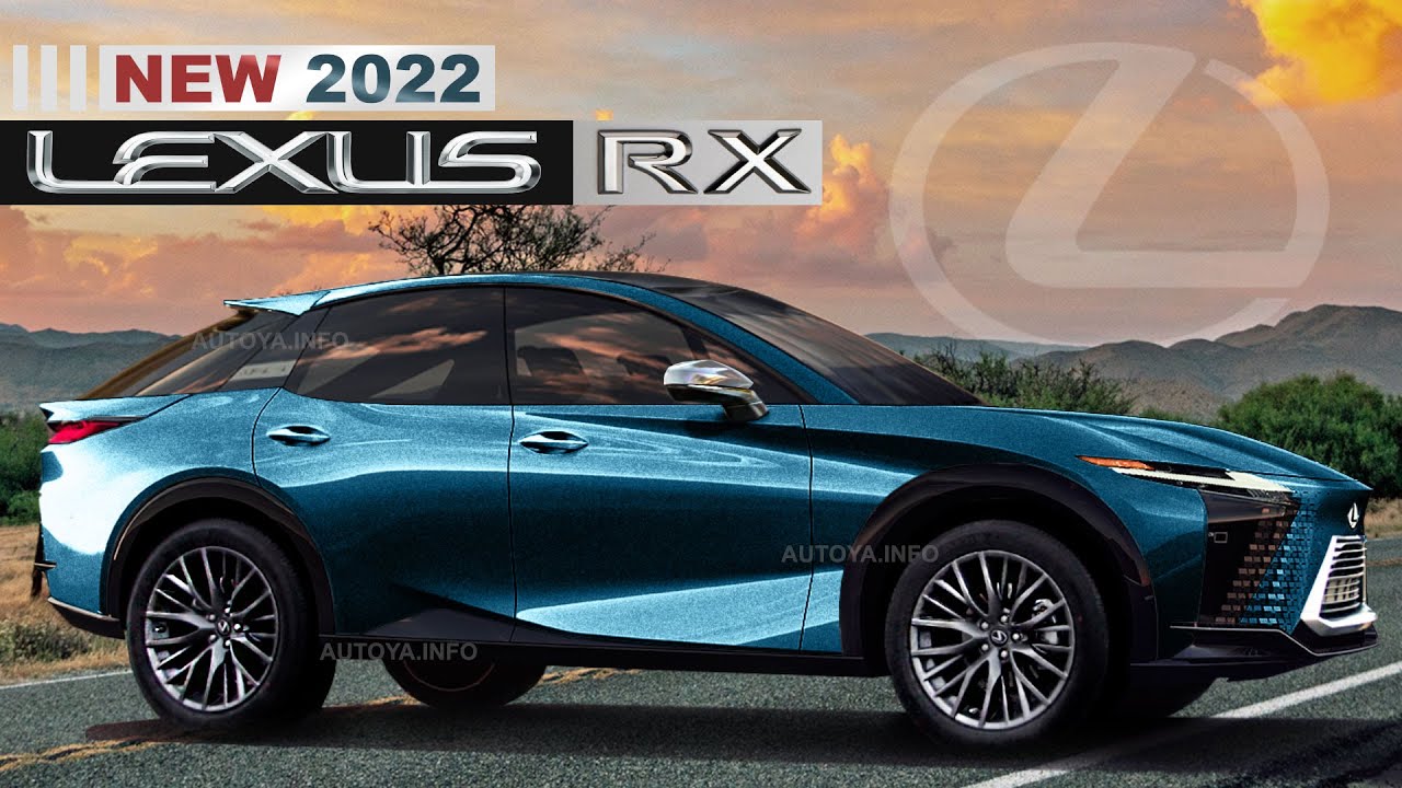 2022 Lexus RX 350 F-Sport Redesign is rendered based on the New 2021 LF-Z  SUV Model - YouTube