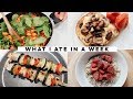 WHAT I ATE IN A WEEK (HEALTHY-ISH!!) | Olivia Rose Smith
