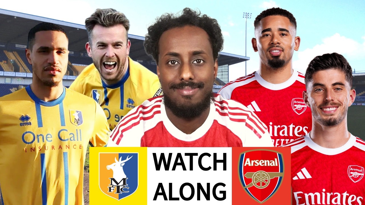 MANSFIELD TOWN VS ARSENAL LIVE WATCHALONG l FA CUP 5TH ROUND WATCHALONG