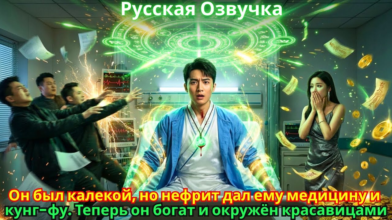 Он был калекой, но нефрит дал ему медицину и кунг-фу. Теперь он богат и окружён красавицами.