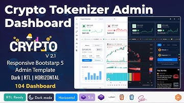 Crypto Tokenize Dashboard – Monitor ICO, Token Stats, and Blockchain Projects