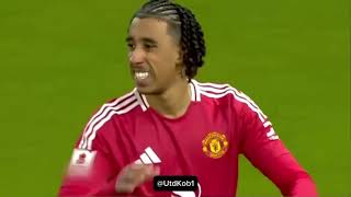 Lenny Yoro Defensive, Passing skills in Man United. #manchesterunited #football