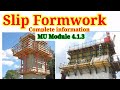 Slip formwork/Its types & working /Different  system of slipformwork/ Complete information