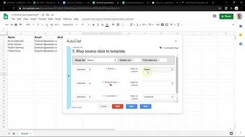 The basics of Google Sheets and using Autocrat (Advanced)