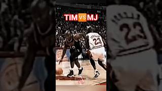 MICHAEL JORDAN Locked Up Tim Hardaway 😱😳 #michaeljordan #nba #shorts